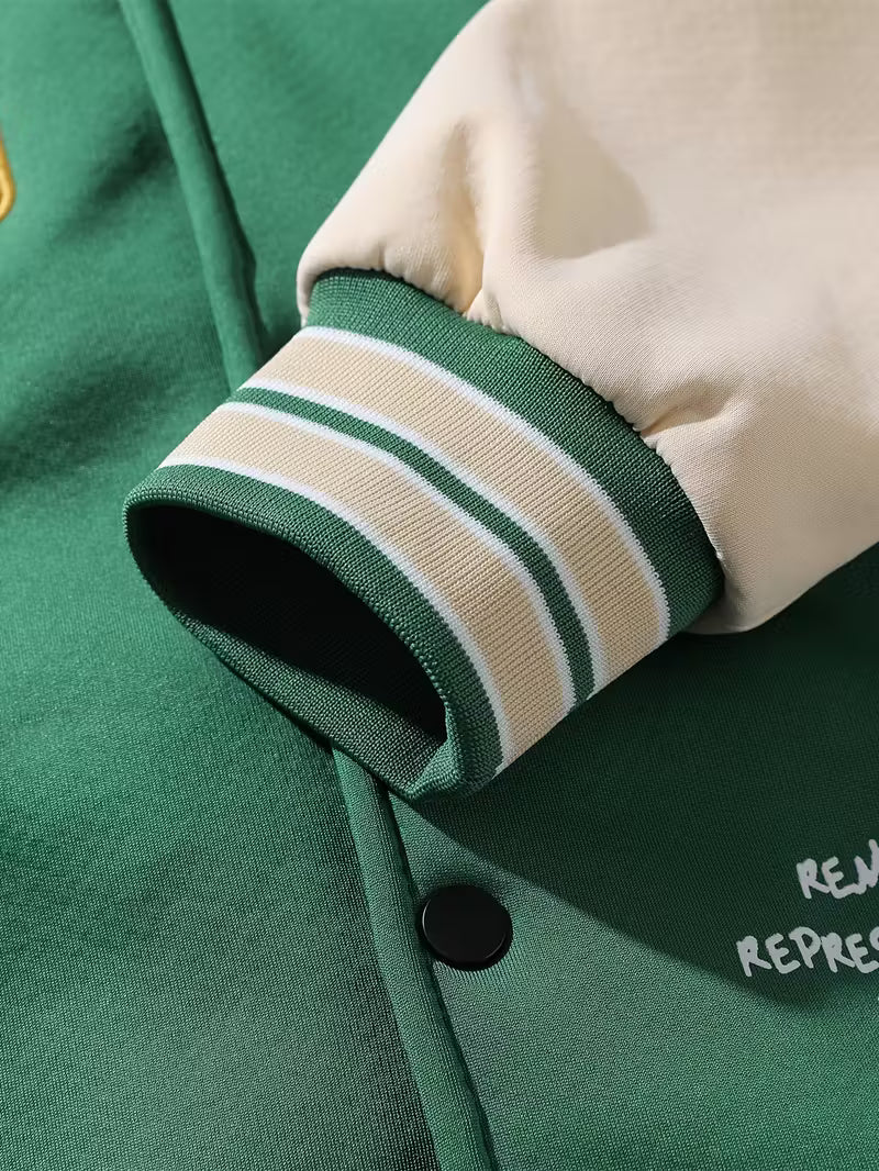 Milano Italia Corduroy Panel Puffer Jacket – Thick Winter Warm Coat with Hood