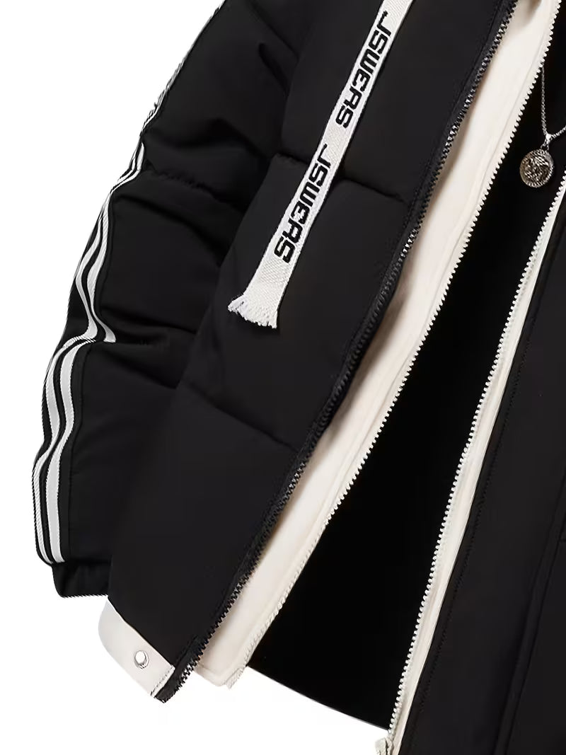 Checkered Knit Sweater – Black & White Chessboard Pattern Winter Pullover