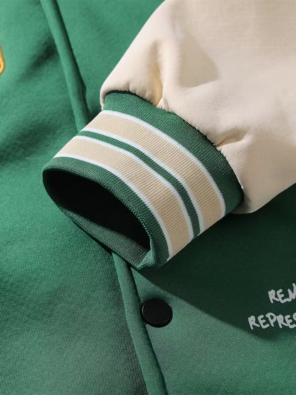 Milano Italia Corduroy Panel Puffer Jacket – Thick Winter Warm Coat with Hood