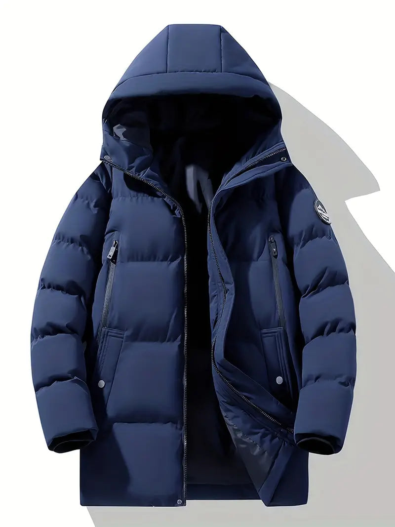 Premium Thermal Hooded Puffer Jacket – Waterproof, Windproof, Winter Insulated Parka Coat