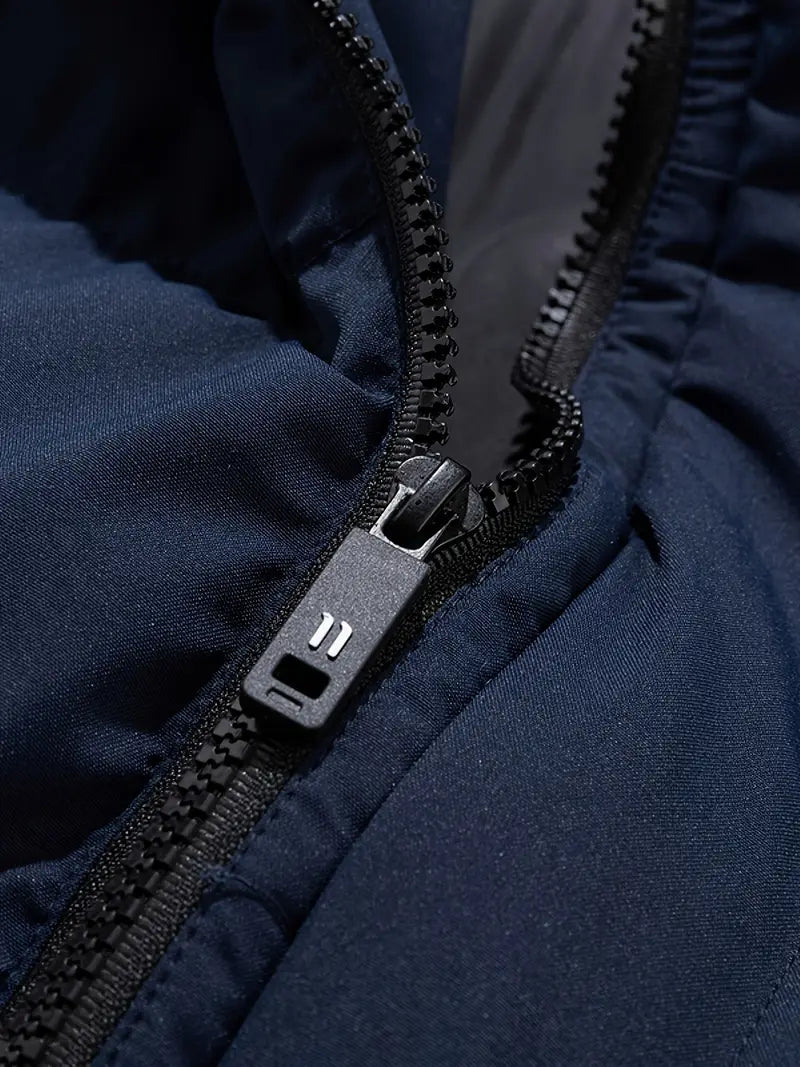 Premium Thermal Hooded Puffer Jacket – Waterproof, Windproof, Winter Insulated Parka Coat