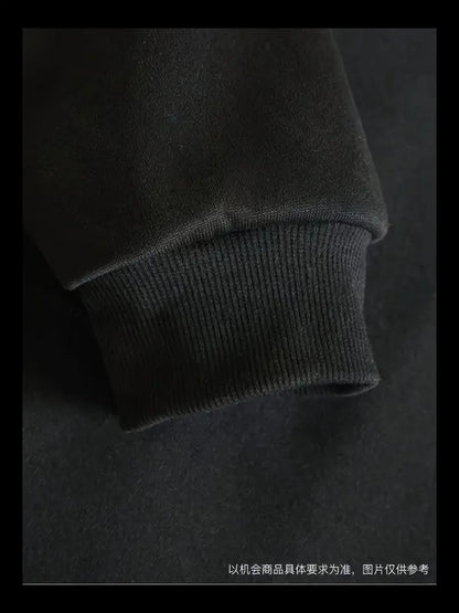 Layered Plaid Sleeve Hoodie – Trendy Streetwear Pullover with Plaid Hood & Pocket