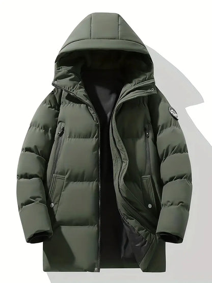 Premium Thermal Hooded Puffer Jacket – Waterproof, Windproof, Winter Insulated Parka Coat