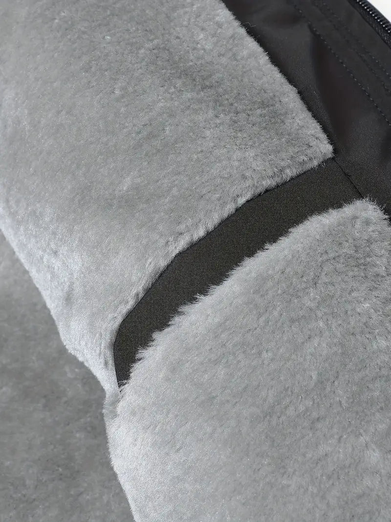 Heavy Fleece-Lined Winter Jacket – Waterproof Windproof Thermal Hooded Outdoor